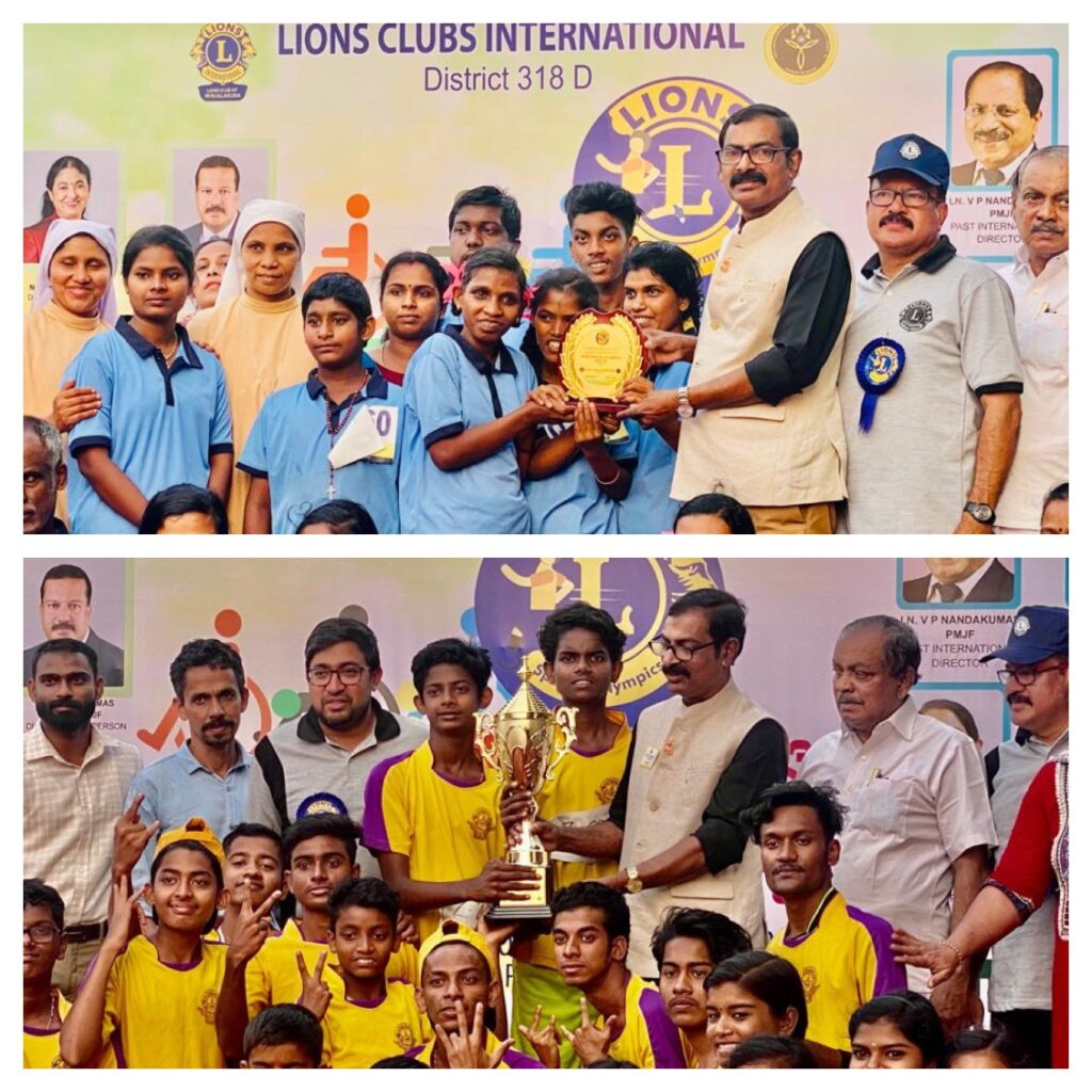 Photo of Lions Special Olympics 2022-23 of District 318D held under the leadership of Lion James Valapila PMJF.Lions Club India, Lions Club International, Lion Club Kerala.Featured by www.jamesvalappila.com and authored by Lion James Valappila PMJF.Lions District 318d Club Kerala Lions District 318d Club Activities Lions District 318d Lions Club India Lions Club Kerala
