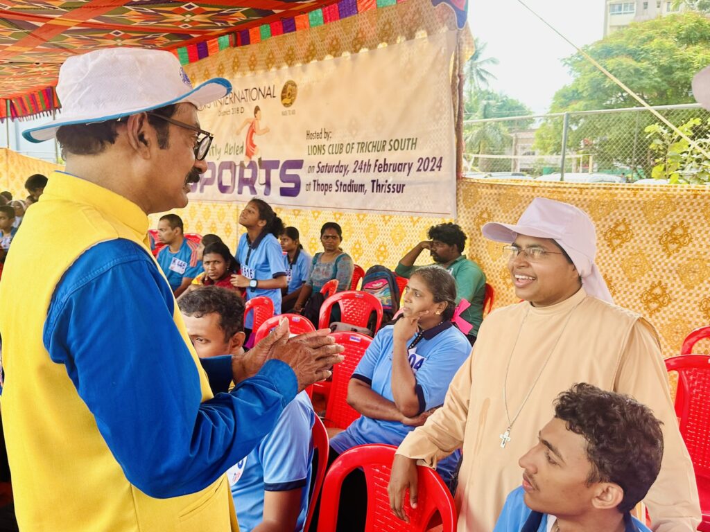 Photo of Lions Differently Abled Sports 2024Lions Club India, Lions Club International, Lion Club Kerala.Featured by www.jamesvalappila.com and authored by Lion James Valappila PMJF
