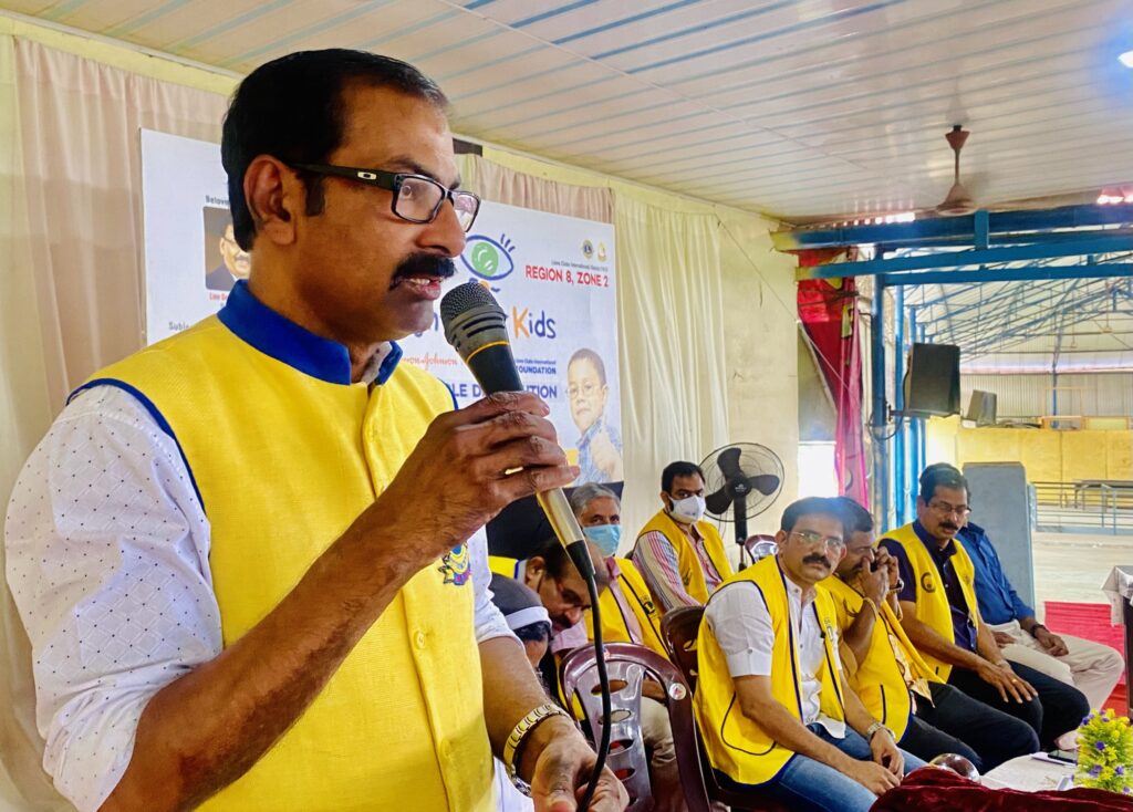 Image of Lions Sight For Kids, a vital part of Lions Vision Club Project in District 318D, ensures children's visual health. With Lions Club Kerala's support, this initiative provides spectacles, nurturing clear vision and brighter futures for young ones in need, emphasizing the Lions' commitment to community well-being through proactive vision care efforts.Lion Club Kerala.Featured by www.jamesvalappila.com and authored by Lion James Valappila PMJF.Vision Project Lions Vision Projects Lions Club Lions Club Vision Project Vision Projects