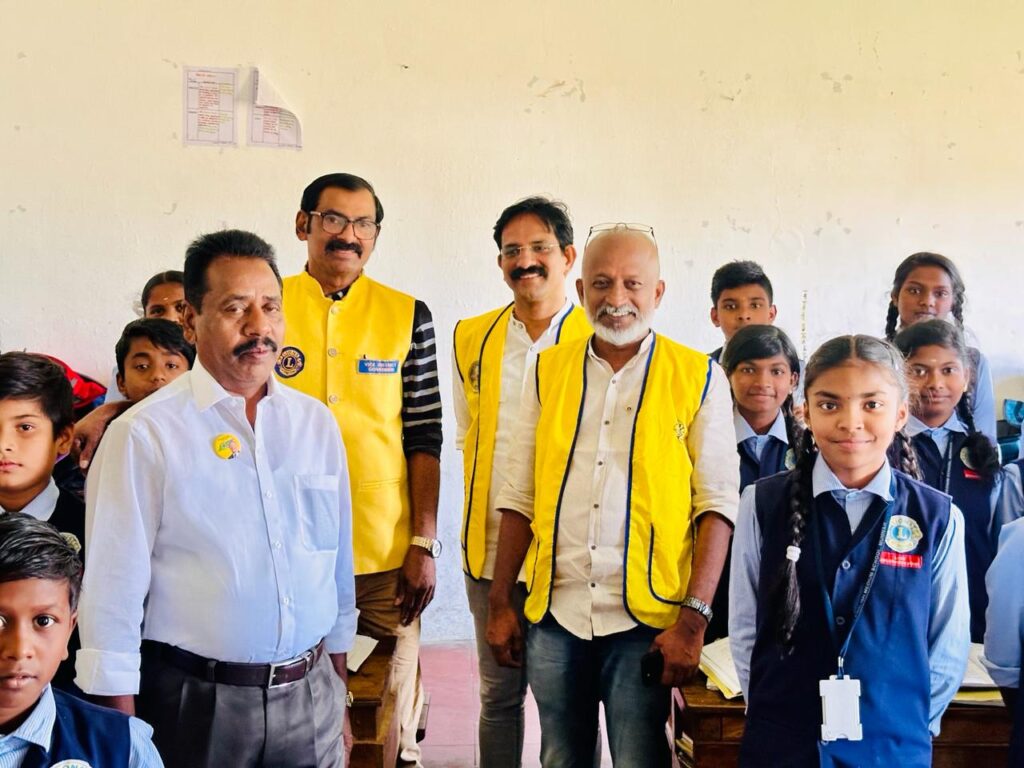 Photo of Lion James Valappila PMJF at Lions English Medium School, Munnar