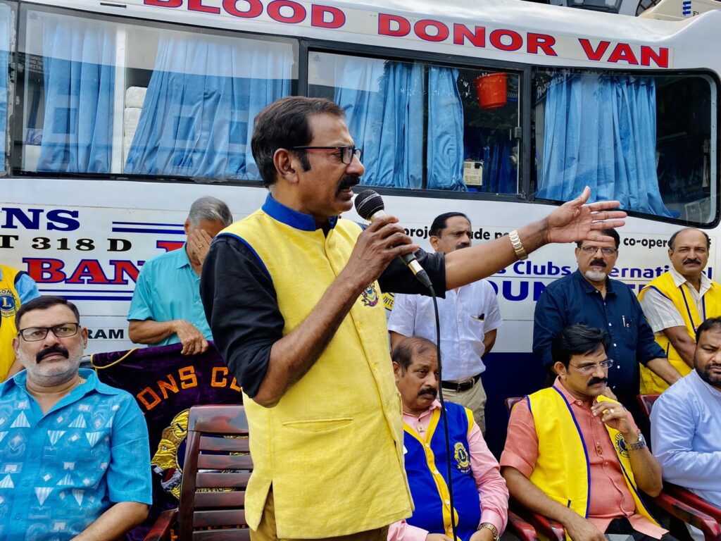 Photo of Lions Mega Blood Donation Camp by Lions Club District 318D in association with NSS St. Thomas College, Thrissur .