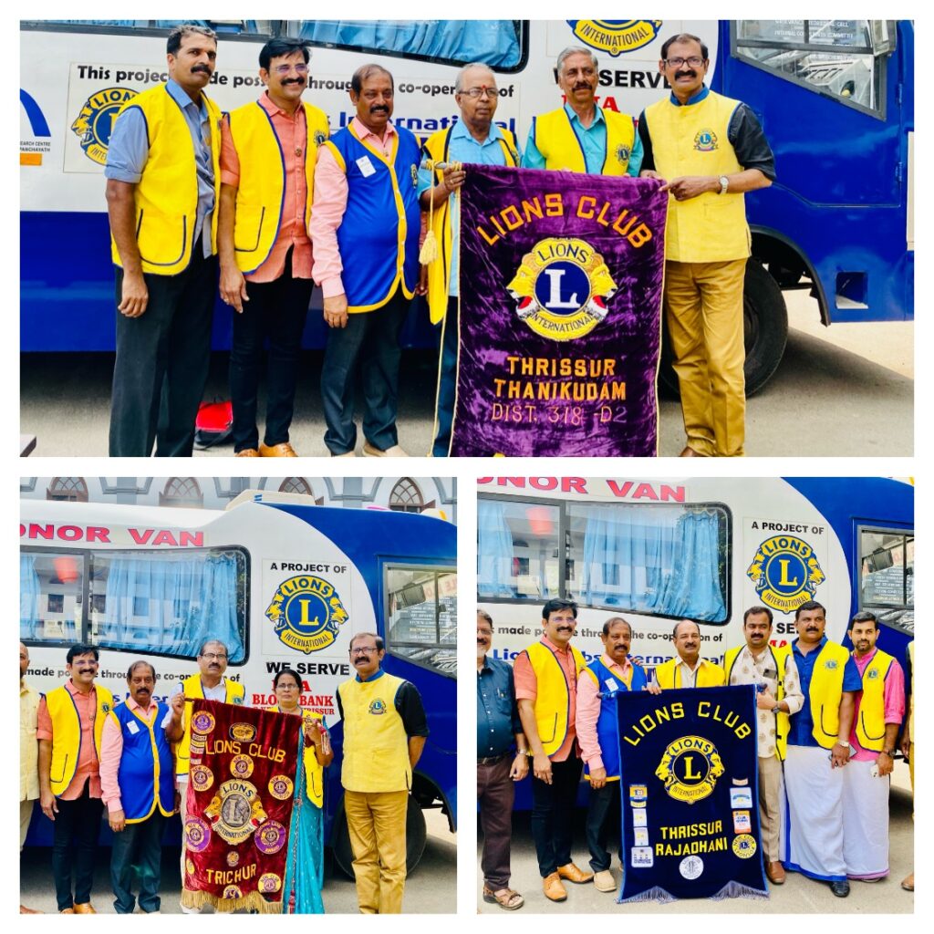 Photo of Lions Mega Blood Donation Camp by Lions Club District 318D in association with NSS St. Thomas College, Thrissur .