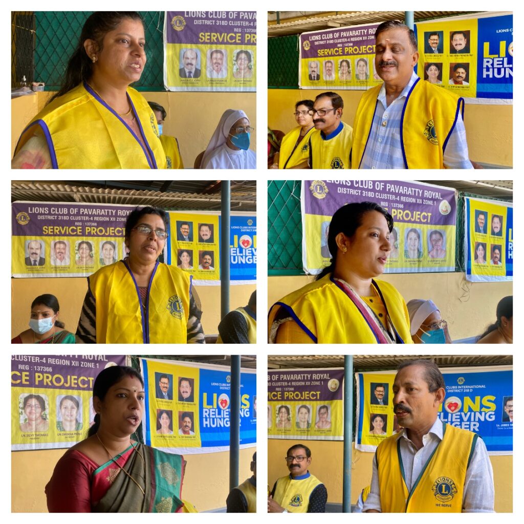 Photo of the 832nd Lions Relieving Hunger Project by Lions Club of Pavaratty Royal.Lion Club Kerala.Featured by www.jamesvalappila.com and authored by Lion James Valappila PMJF