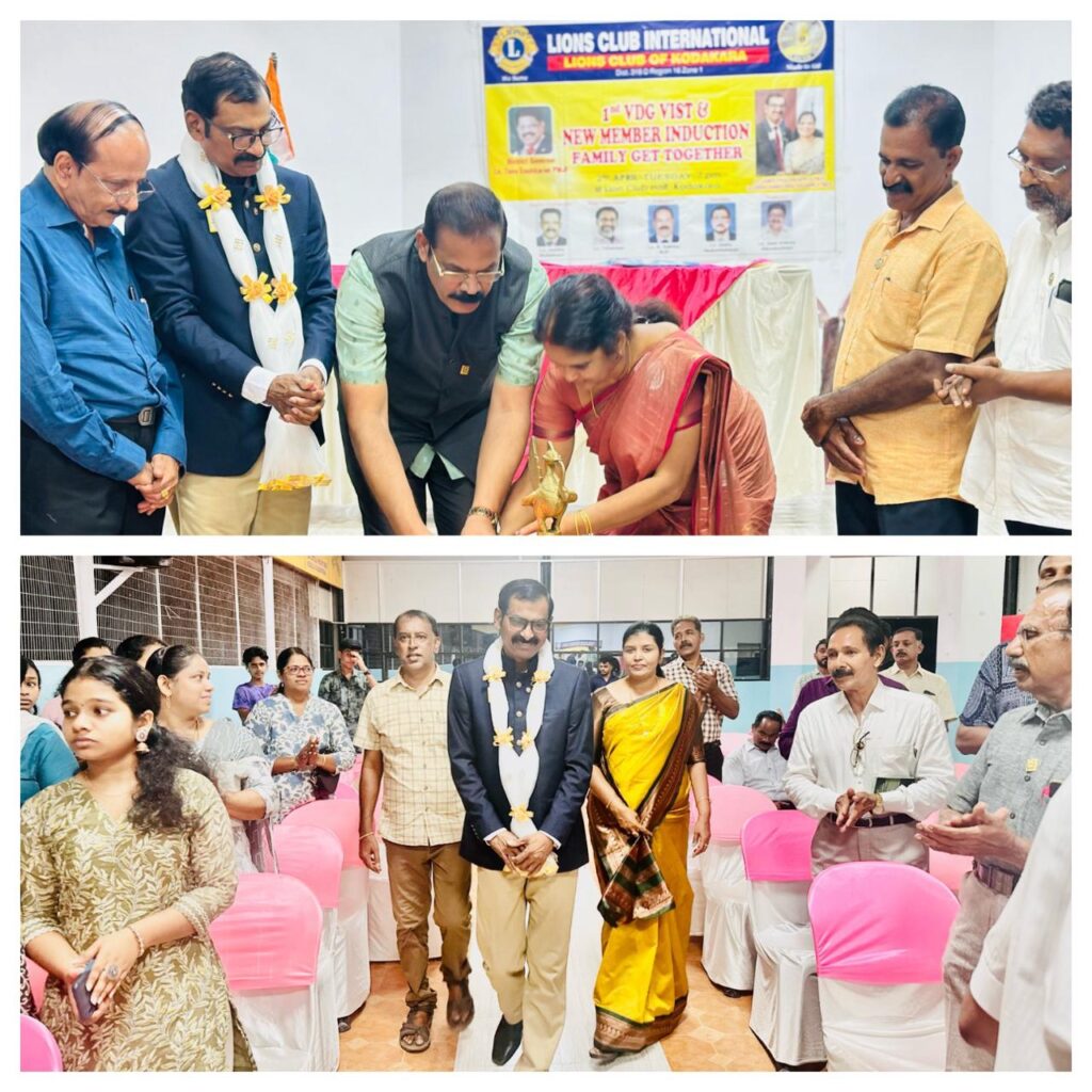 Photo of Lions Club of Kodakara hosts a memorable event featuring a VDG visit, new member induction, and family get-together, embodying the spirit of Lions District 318D. This gathering reflects their dedication to Lions Club Activities Project, including initiatives like Lions Childhood Cancer Project, Lions Club Environment Project, and Lions Vision Project in Kerala.Lion Club Kerala.Featured by www.jamesvalappila.com and authored by Lion James Valappila PMJF.Lions 318d Club India Lions 318d Club International Lions 318d Club Kerala