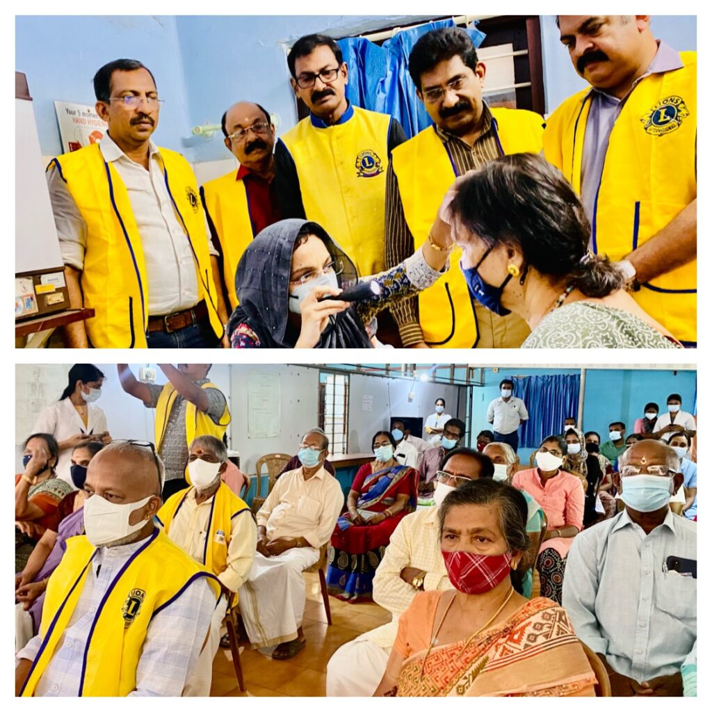 Photo of Lions Club Eye Camp as a part of Lions Vision Project by Lions Club of Vengitangu Central at Vengitanku Panchayath Hall.Lion Club Kerala.Featured by www.jamesvalappila.com and authored by Lion James Valappila PMJF