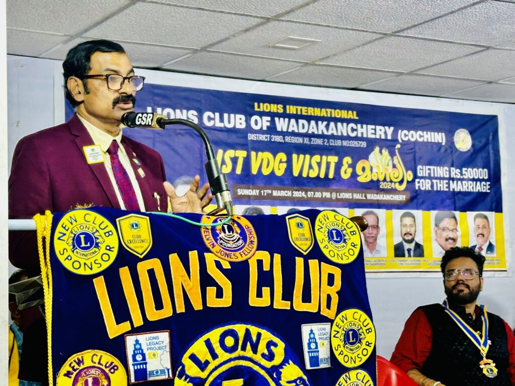 Image of Lions 1st VDG Visit & Mangalyam Project at Lions Club of Wadakkanchery Cochin.Lion Club Kerala.Featured by www.jamesvalappila.com and authored by Lion James Valappila PMJF