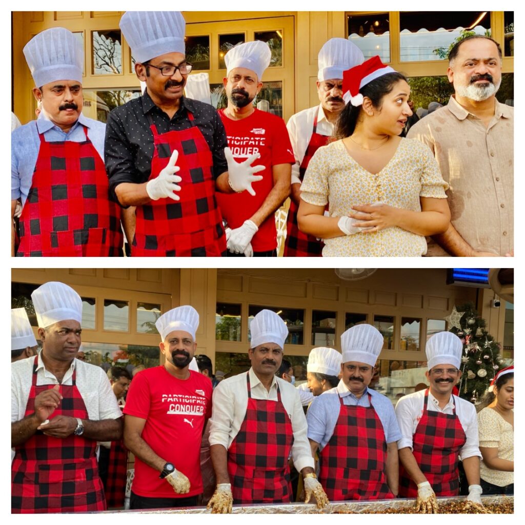 Photo of Lions Cake Mixing Ceremony as a Joy of Christmas by Lions Club of Trichur.Lion Club Kerala.Featured by www.jamesvalappila.com and authored by Lion James Valappila PMJF