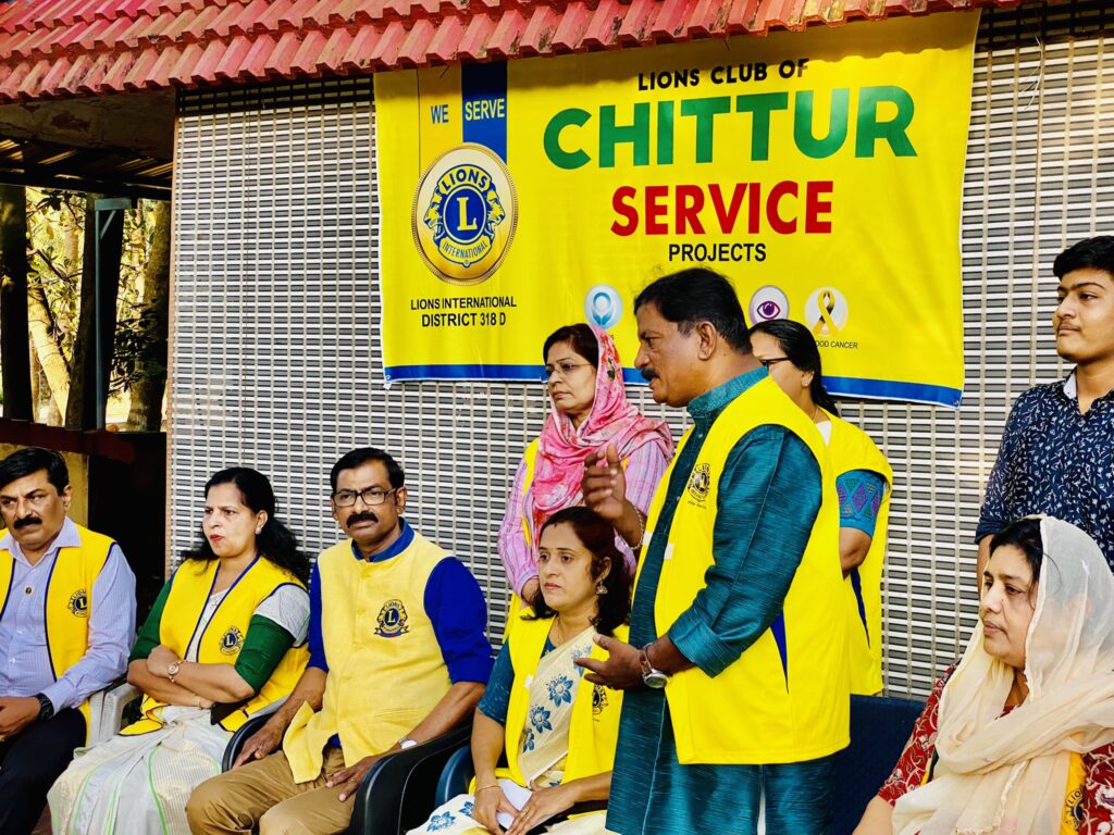 Photo of Lions Service Projects by Lions Club of Chittur - Lions Relieving Hunger Project, Lions Childhood Cancer Project, Lions Environment Project, Lions Diabetes Project and Lions Vision Project..Lion Club Kerala.Featured by www.jamesvalappila.com and authored by Lion James Valappila PMJF