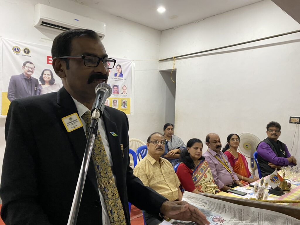 Photo of Lions Installation Ceremony at Engandiyur .Lion Club Kerala.Featured by www.jamesvalappila.com and authored by Lion James Valappila PMJF