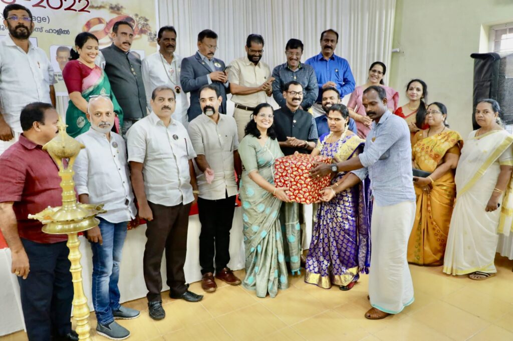 Photo of Lions Community Marriage through Lions Mangalyam Project 2022 by Lions Club of Ollur.Lion Club Kerala.Featured by www.jamesvalappila.com and authored by Lion James Valappila PMJF.