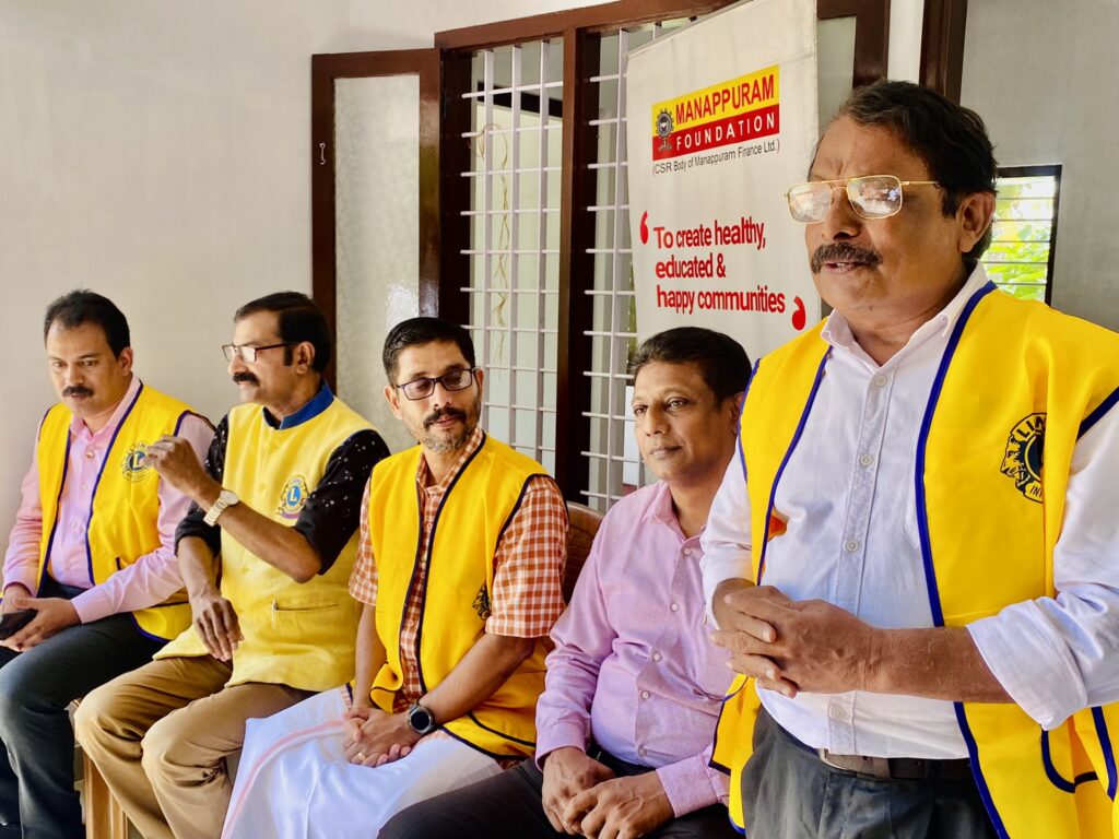 Photo of Lions Snehabhavanam for Homeless in association with Manappuram Foundation.Lion Club Kerala.Featured by www.jamesvalappila.com and authored by Lion James Valappila PMJF