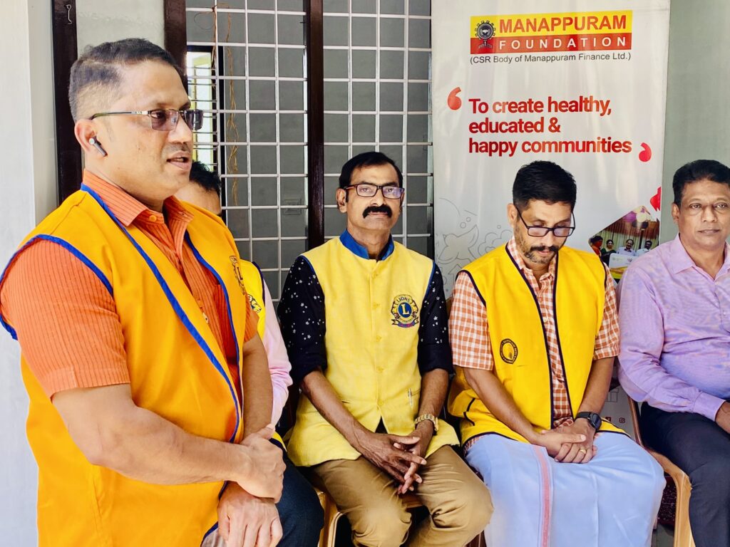 Photo of Lions Snehabhavanam for Homeless in association with Manappuram Foundation.Lion Club Kerala.Featured by www.jamesvalappila.com and authored by Lion James Valappila PMJF