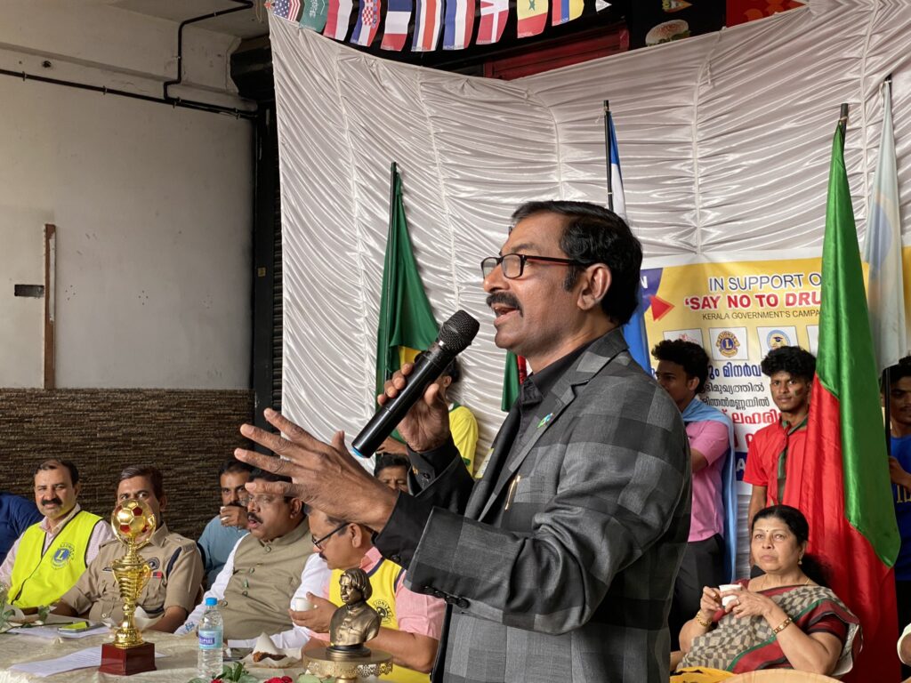 Image of The Lions Club of Thrissur Vadakkunnadhan conducted the Anti-Drugs Campaign as part of the Lions Club Service Project, guided by Lion James Valappila PMJF, District 318D, promoting a drug-free community. The Lions Club of Palakkad Heritage conducted the 'ആർദ്രം' Project for children below 18 years old as part of the Lions Club Project, guided by Lion James Valappila PMJF, District 318D, nurturing young lives. Lions Club Project ,District 318d,Lions District 318d,
Lions Club India
Lions Club India,
Lions Club Kerala,
Lions Club Activities Project,Lions Childhood Cancer Project,
Lions Club Environment Project,
Lions Vision ProjectLion Club Kerala.Featured by www.jamesvalappila.com and authored by Lion James Valappila PMJF
