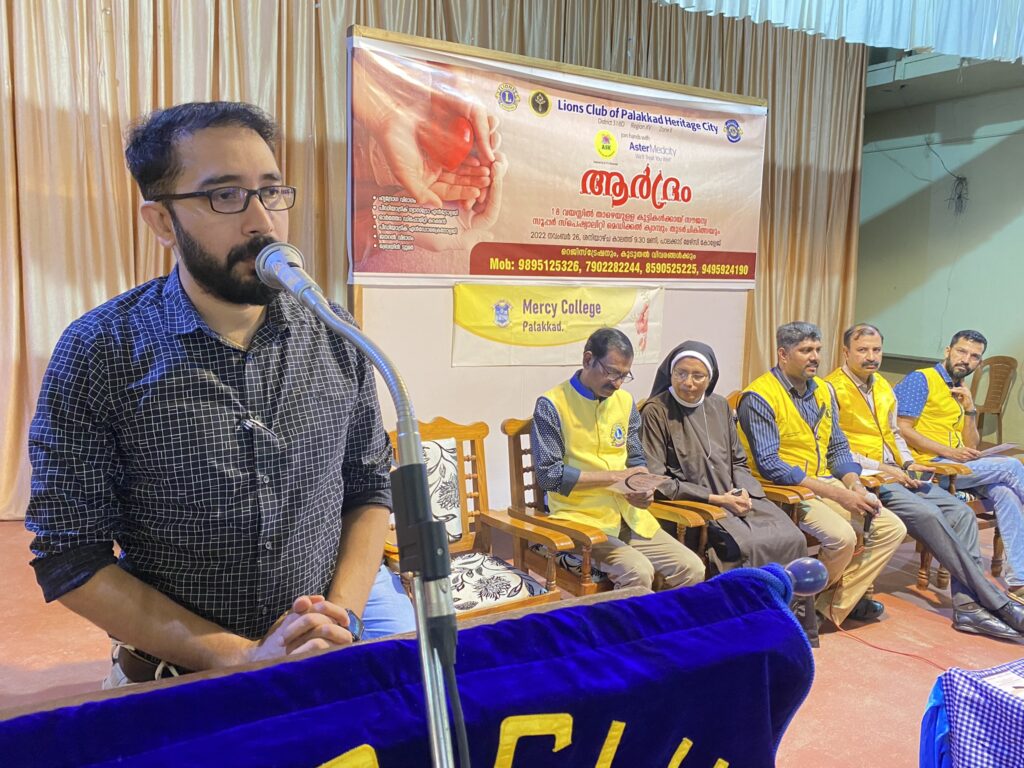 Image of The Lions Club of Thrissur Vadakkunnadhan conducted the Anti-Drugs Campaign as part of the Lions Club Service Project, guided by Lion James Valappila PMJF, District 318D, promoting a drug-free community. The Lions Club of Palakkad Heritage conducted the 'ആർദ്രം' Project for children below 18 years old as part of the Lions Club Project, guided by Lion James Valappila PMJF, District 318D, nurturing young lives. Lions Club Project ,District 318d,Lions District 318d,
Lions Club India
Lions Club India,
Lions Club Kerala,
Lions Club Activities Project,Lions Childhood Cancer Project,
Lions Club Environment Project,
Lions Vision ProjectLion Club Kerala.Featured by www.jamesvalappila.com and authored by Lion James Valappila PMJF
