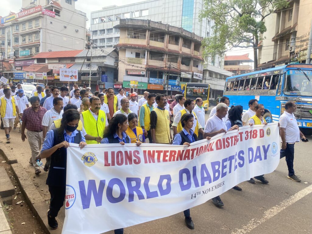 Image of The Lions International District 318D conducted 'Say No to Drugs' as part of the Lions Club Service Project, guided by Lion James Valappila PMJF, District 318D, promoting a drug-free community.The Lions International District 318D celebrated World Diabetes Day as part of the Lions Diabetes Project, guided by Lion James Valappila PMJF, District 318D, raising awareness and promoting diabetes management.Lion Club Kerala.Featured by www.jamesvalappila.com and authored by Lion James Valappila PMJF
Lions diabetes project
Lions club diabetes project
Diabetes project lions club
Lions diabetes
Diabetes Project Lions
District 318d Diabetes Project
Lions club diabetes
Lions diabetes  Projects
Lions club diabetes projects
Lions diabetes  Club ProjectsLions Club Project ,District 318d,Lions District 318d,
Lions Club India
Lions Club India,
Lions Club Kerala,
Lions Club Activities Project,
Lions Childhood Cancer Project,
Lions Club Environment Project,
Lions Vision Project