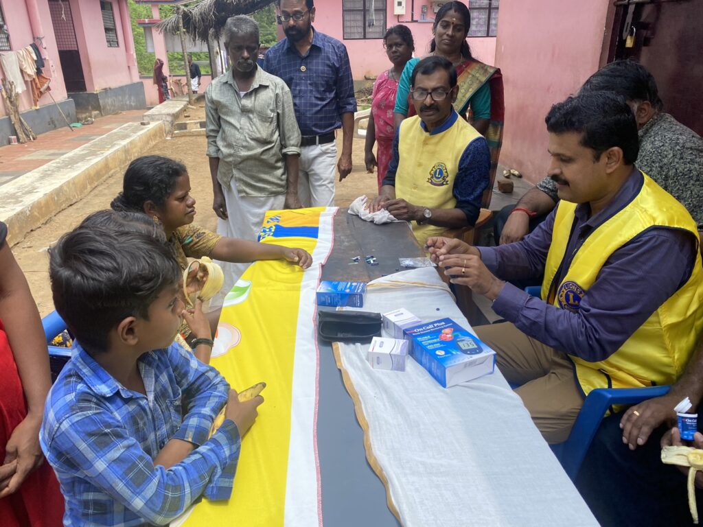 Images The Lions Diabetes Project at Nechully Adivasi Colony by Lions Club of Walayar Valley.Lion Club Kerala.Featured by www.jamesvalappila.com and authored by Lion James Valappila PMJF