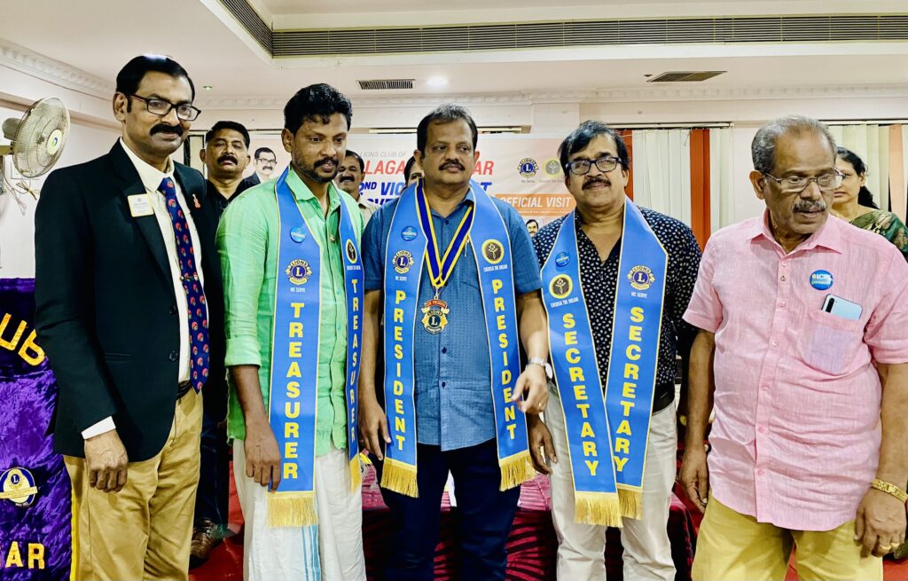 Image of The Lions Club Of Marathakkara conducted the "Clean Kerala Mission" project, distributing stainless steel waste bins, guided by Lion James Valappila PMJF, District 318D, promoting cleanliness and environmental sustainability.
The Lions Club Of Alagappanagar organized the official visit of Lion James Valappila PMJF, District 318D, fostering leadership and community engagement.Lions Club Project ,District 318d,Lions District 318d,
Lions Club India
Lions Club India,
Lions Club Kerala,
Lions Club Activities Project,Lions Childhood Cancer Project,
Lions Club Environment Project,
Lions Vision Project.Lions Club Environment Projects
Environment Projects
Environment Projects Lions
Environment Project Lions
Lions Environment Projects
Environment Projects Lions Club
Environment Projects of Lions Club
Lions Environment Project
Lions Environment Project District 318d
Environment Project District 318d