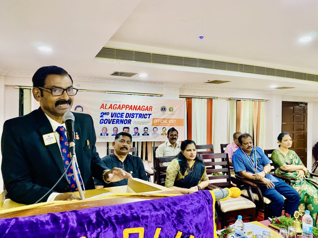 Image of The Lions Club Of Marathakkara conducted the "Clean Kerala Mission" project, distributing stainless steel waste bins, guided by Lion James Valappila PMJF, District 318D, promoting cleanliness and environmental sustainability.
The Lions Club Of Alagappanagar organized the official visit of Lion James Valappila PMJF, District 318D, fostering leadership and community engagement.Lions Club Project ,District 318d,Lions District 318d,
Lions Club India
Lions Club India,
Lions Club Kerala,
Lions Club Activities Project,Lions Childhood Cancer Project,
Lions Club Environment Project,
Lions Vision Project.Lions Club Environment Projects
Environment Projects
Environment Projects Lions
Environment Project Lions
Lions Environment Projects
Environment Projects Lions Club
Environment Projects of Lions Club
Lions Environment Project
Lions Environment Project District 318d
Environment Project District 318d