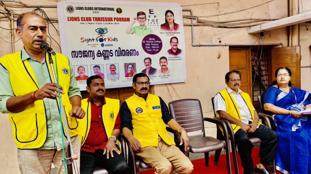 Image of The Lions Club of Palaghat conducted the Lions Service Project, distributing lottery stands and bags, guided by Lion James Valappila PMJF, District 318D, fostering community support and engagement.. The Lions Thrissur Pooram conducted the Sight For Kids project and spectacle distribution as part of the Lions Vision Project, guided by Lion James Valappila PMJF, District 318D, enhancing children's eye health and vision. Lions Club Project ,District 318d,Lions District 318d,
Lions Club India
Lions Club India,
Lions Club Kerala,
Lions Club Activities Project,Lions Childhood Cancer Project,
Lions Club Environment Project,
Lions Vision ProjectLions Vision Projects
Vision Project Lions
Vision Projects Lions Club
Lions Club Vision Project
Vision Projects
Vision Project District 318d
Lions Vision Club Project
Vision Project of Lions
Lions Vision Project District 318d
Vision Lions Project Lion Club Kerala.Featured by www.jamesvalappila.com and authored by Lion James Valappila PMJF