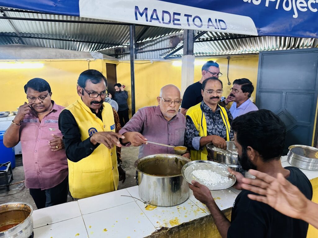 Image of The Lions Club Service distributing mats essential Goods to flood-affected residents in Thrissur, community support amidst the heavy rains and flooding, fostering community support and relief. under the guidance of Lion James Valappila PMJF, District 318D.Lions Club Project ,District 318d,Lions District 318d,
Lions Club India
Lions Club India,
Lions Club Kerala,
Lions Club Activities Project,Lions Childhood Cancer Project,
Lions Club Environment Project,
Lions Vision ProjectLion Club Kerala.Featured by www.jamesvalappila.com and authored by Lion James Valappila PMJF