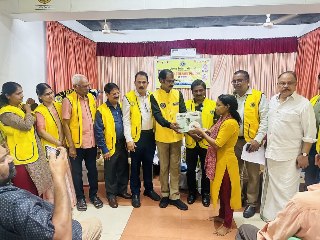 Image of The Lions Club International & District 318D, led by Lion Governor James Valappila, PMJF, District 318-D, successfully conducted the Mega Cloth Bank Project, extending warmth and support to those in need as part of their ongoing Service Project.Lions Club Project ,District 318d,Lions District 318d,
Lions Club India
Lions Club India,
Lions Club Kerala,
Lions Club Activities Project,Lions Childhood Cancer Project,
Lions Club Environment Project,
Lions Vision ProjectLion Club Kerala.Featured by www.jamesvalappila.com and authored by Lion James Valappila PMJF