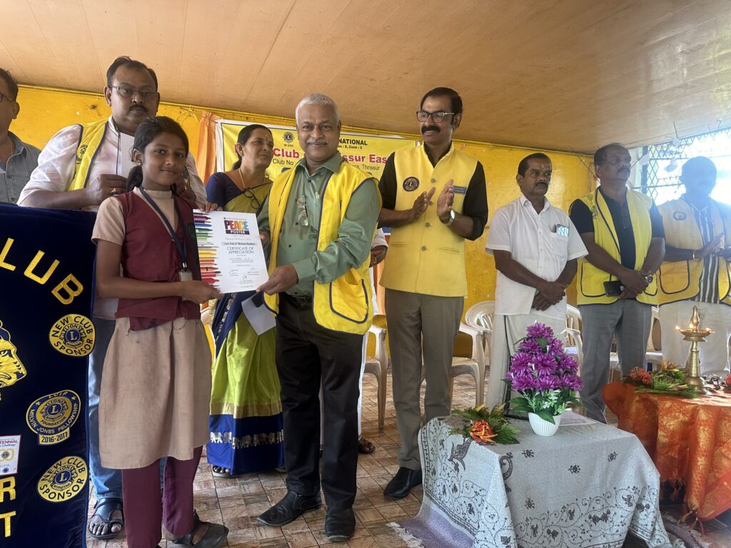 IMAGE OF The Lions Clubs of Thrissur East Fort organised a peace contest as part of a service project led by Lion District Governor James Valappila, PMJF.lions club projects
Lions Club Vision Project
Lions Club Cancer Project
Lion club Environment Project
Lions Club Diabetes Project
Lions Relieving Hunger Project
Lions Club Vision Projects
Lions Club Cancer Projects
Lion club Environment Projects
Lions Club Diabetes Projects
Lions Relieving Hunger Projects
Vision Project Lions Club
Cancer Project Lions Club
Environment Project Lion club
Diabetes Project Lions Club
Relieving Hunger Project Lions
Lions Cancer Projects
Lion Environment Projects
Lions Diabetes Projects
Lions Hunger Projects
Vision Project Lions
Cancer Project Lions
Environment Project Lion
Diabetes Project Lions
Hunger Project Lions
Lions Hunger ProjectLion Club Kerala.Featured by www.jamesvalappila.com and authored by Lion James Valappila PMJF