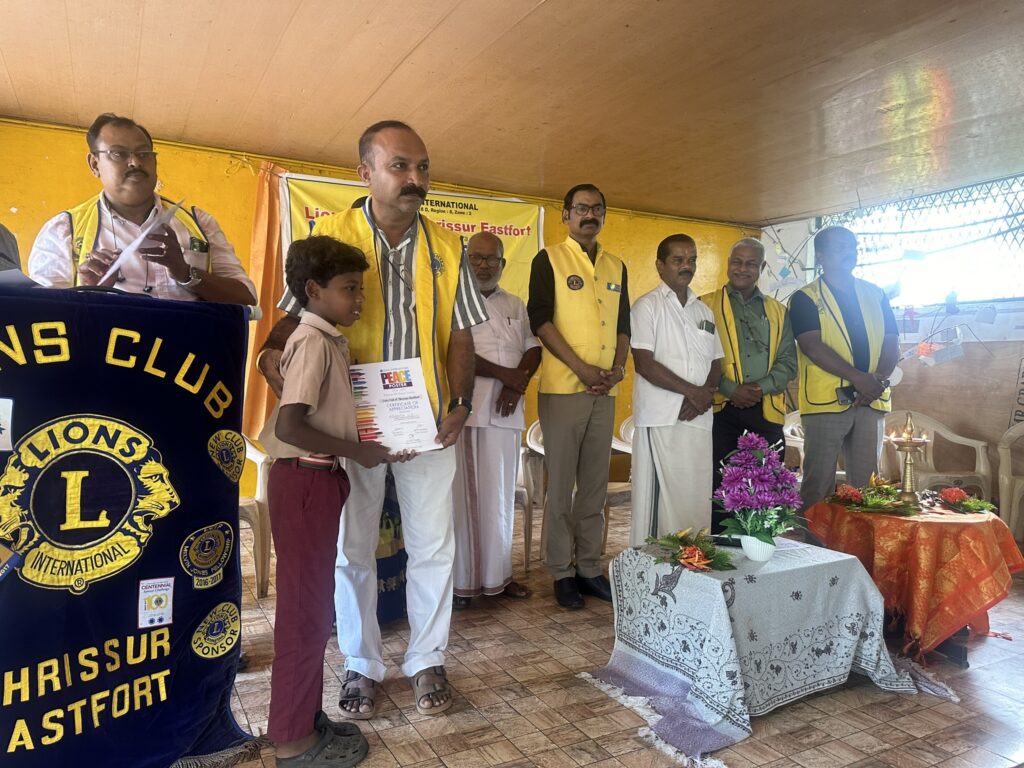 IMAGE OF The Lions Clubs of Thrissur East Fort organised a peace contest as part of a service project led by Lion District Governor James Valappila, PMJF.lions club projects
Lions Club Vision Project
Lions Club Cancer Project
Lion club Environment Project
Lions Club Diabetes Project
Lions Relieving Hunger Project
Lions Club Vision Projects
Lions Club Cancer Projects
Lion club Environment Projects
Lions Club Diabetes Projects
Lions Relieving Hunger Projects
Vision Project Lions Club
Cancer Project Lions Club
Environment Project Lion club
Diabetes Project Lions Club
Relieving Hunger Project Lions
Lions Cancer Projects
Lion Environment Projects
Lions Diabetes Projects
Lions Hunger Projects
Vision Project Lions
Cancer Project Lions
Environment Project Lion
Diabetes Project Lions
Hunger Project Lions
Lions Hunger ProjectLion Club Kerala.Featured by www.jamesvalappila.com and authored by Lion James Valappila PMJF