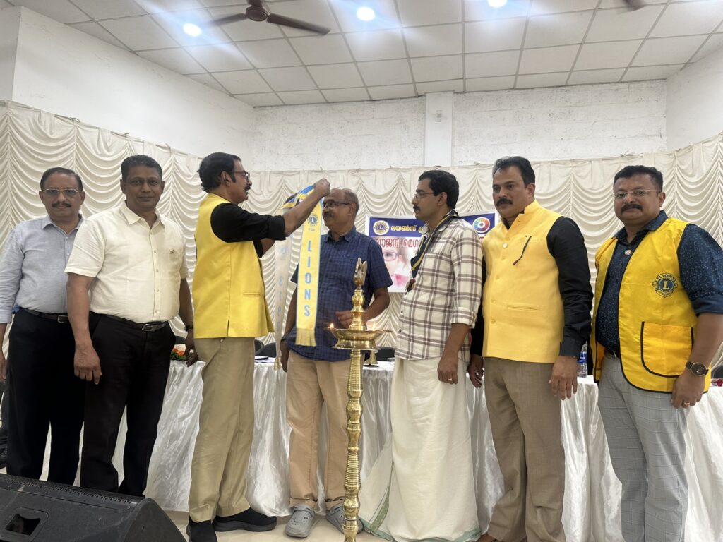 image of The Lions Clubs kattur organised eye check-up camp camp as part of a lions vision project led by Lion District Governor James Valappila, PMJF.The Lions Club Thrissur City organised Mega Medical Camp as part of a lions service project led by Lion District Governor James Valappila, PMJFlions club projects