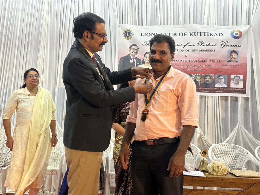 image of The Lions Club Kuttikad organised an official visit of District Governor James Valappila and new Lion members induction. The Lions members celebrated Christmas & New Year as part of the Lions Service Project led by Lion District Governor James Valappila PMJF.lions club  projects
Lions Club Vision Project
Lions Club Cancer Project
Lion club Environment Project
Lions Club Diabetes Project
Lions Relieving Hunger Project
Lions Club Vision Projects
Lions Club Cancer Projects
Lion club Environment Projects
Lions Club Diabetes Projects
Lions Relieving Hunger Projects
Vision Project Lions Club
Cancer Project Lions Club
Environment Project Lion club
Diabetes Project Lions Club
Relieving Hunger Project Lions
Lions Cancer Projects
Lion Environment Projects
Lions Diabetes Projects
Lions Hunger Projects
Vision Project Lions
Cancer Project Lions
Environment Project Lion
Diabetes Project Lions
Hunger Project Lions
Lions Hunger ProjectLion Club Kerala.Featured by www.jamesvalappila.com and authored by Lion James Valappila PMJF