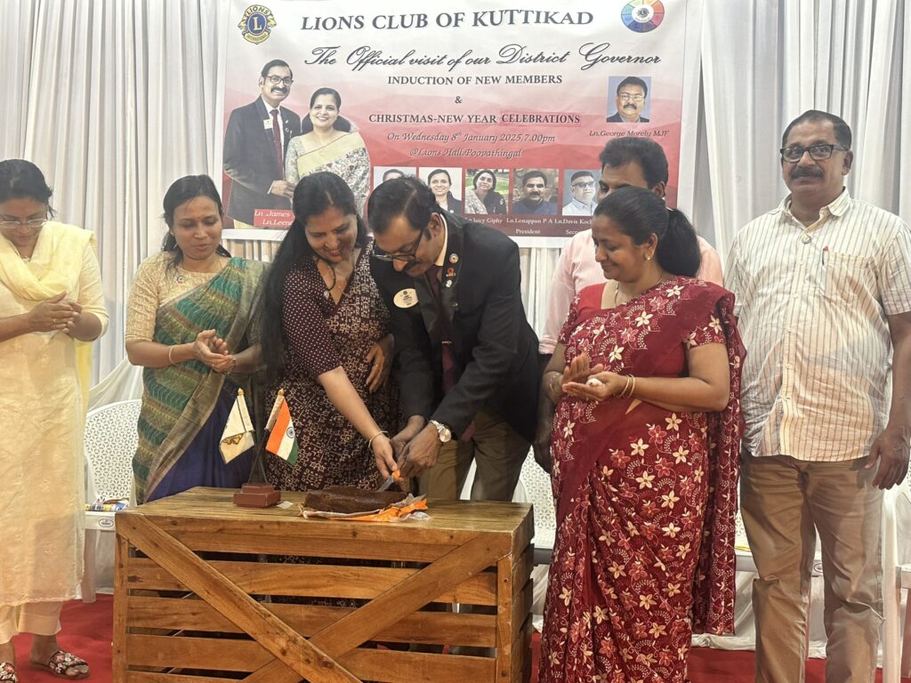 image of The Lions Club Kuttikad organised an official visit of District Governor James Valappila and new Lion members induction. The Lions members celebrated Christmas & New Year as part of the Lions Service Project led by Lion District Governor James Valappila PMJF.lions club  projects
Lions Club Vision Project
Lions Club Cancer Project
Lion club Environment Project
Lions Club Diabetes Project
Lions Relieving Hunger Project
Lions Club Vision Projects
Lions Club Cancer Projects
Lion club Environment Projects
Lions Club Diabetes Projects
Lions Relieving Hunger Projects
Vision Project Lions Club
Cancer Project Lions Club
Environment Project Lion club
Diabetes Project Lions Club
Relieving Hunger Project Lions
Lions Cancer Projects
Lion Environment Projects
Lions Diabetes Projects
Lions Hunger Projects
Vision Project Lions
Cancer Project Lions
Environment Project Lion
Diabetes Project Lions
Hunger Project Lions
Lions Hunger ProjectLion Club Kerala.Featured by www.jamesvalappila.com and authored by Lion James Valappila PMJF